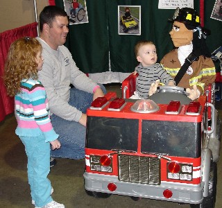 robot firetruck